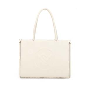 Day Bags: Mira Shopper Tote Bag - Beige