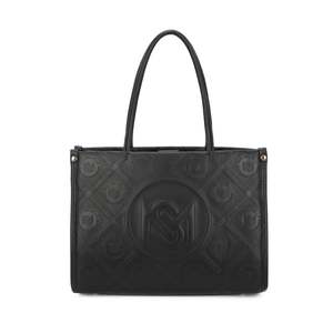 Mira Shopper Tote Bag - Black