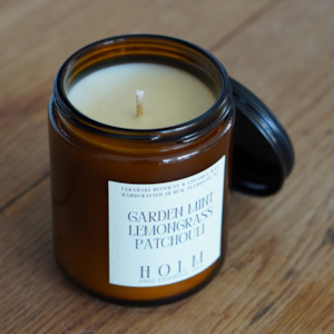 Candle: Mint, Lemongrass + Patchouli - 100% Essential Oil Candle