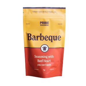 Organic Liver Powder: Beef Heart Barbeque Seasoning 75g