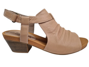 Dress Heeled Sandals: Natural Comfort - True