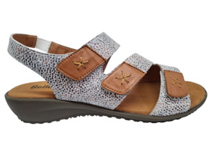 Casual Flat Sandals: Belle Scarp - Ripples
