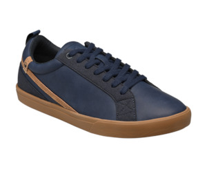 All Sustainable Shoes: Cannon Mens Vegan Leather Shoes Navy