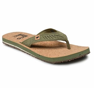 Nosara Womens Flip Flops Burnt Olive