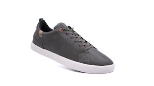 All Sustainable Shoes: Cannon Womens Vegan Leather Steel Shoes Grey