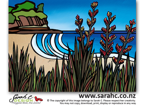 Picture art on canvas Sarah C Design, Mangawhai Heads