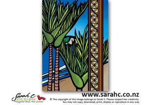 Three Nikaus and Tapa Cloth - Sarah C