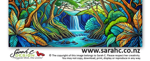 Products: Waterfall and Bush - Sarah C