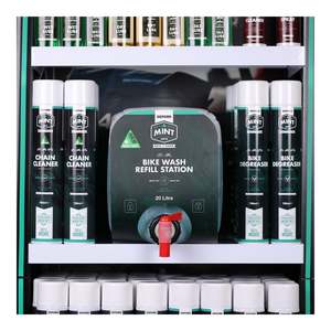 Oils Lubricants Cleaning: Oxford Mint Bike Wash Refill Station (1 x 20L + 2 x OC104)
