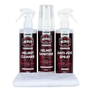 Oils Lubricants Cleaning: Oxford Mint Helmet Care Kit XL
