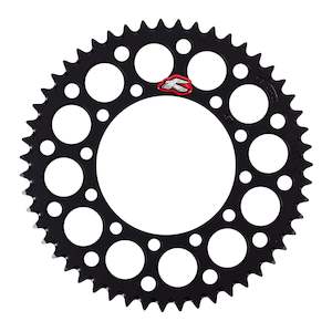 Drive Components: Renthal Sprocket Rear Black 51T Alloy 7075 T6 Grooved