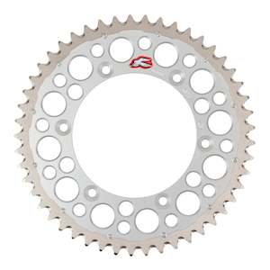 Renthal Sprocket Twinring Silver 49T Bi-Metal Grooved
