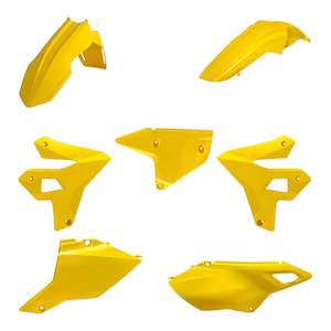 Plastic Protection: Polisport Restyling Kit Suzuki DR-Z400 '00-'24 - Yellow