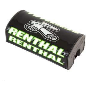 Handlebar Control: Renthal Handlebar Pad Fatbar Pad - Black / Green / White