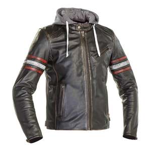 Road: Richa Toulon 2 Leather Jacket - Black / Red