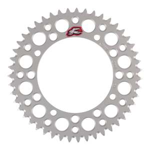Renthal Sprocket Rear Silver 49T Alloy 7075 T6 Grooved