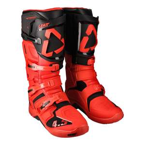 Boots: Leatt 4.5 Boot - Red / Black