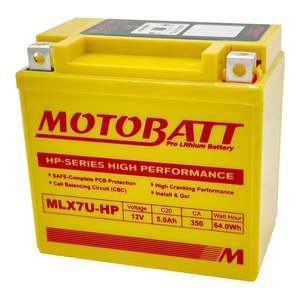 Motobatt: Motobatt Pro Lithium Battery MLX7U-HP *8