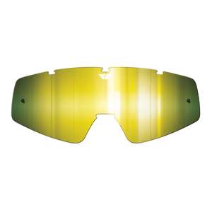 Fly Racing: FLY ZONE/FOCUS GOGGLE LENS (2012-2018) GLD MIRROR/ YEL