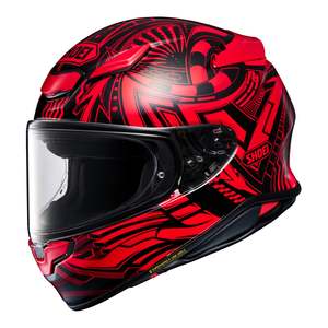 Road Helmets: Shoei NXR2 Helmet - Beaut TC1 White / Black / Red