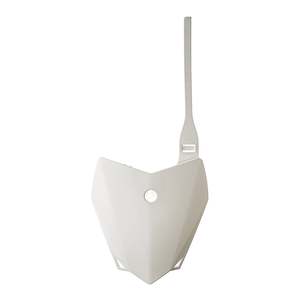 Polisport Number Plate Kawasaki KLX110 ('10-'23) - White