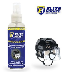 Products: Elite Hockey Proclear Visor Cleaner Spray 120mL - Sarge's Skate Supply