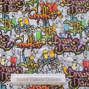 Grafitti, Dancestyle - French Terry, Cotton