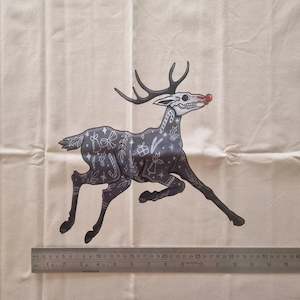 Ruindeer 50cmx50cm panel - Cotton Lycra 220