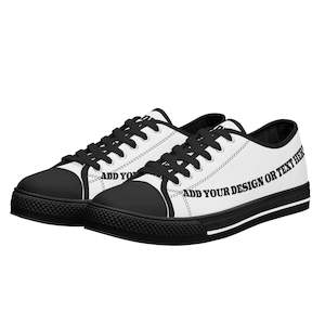 Design Your Own Mens Low Top Canvas Shoes