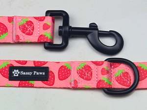Dog Lead - Strawberry Field