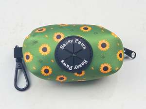Pick Up Bags: Pick Up Bag Holder - Sunflower Bloom