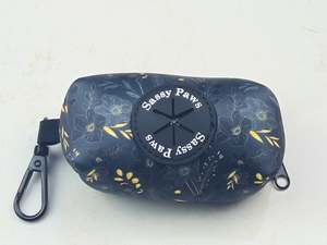 Pick Up Bags: Pick Up Bag Holder - Midnight Blossom