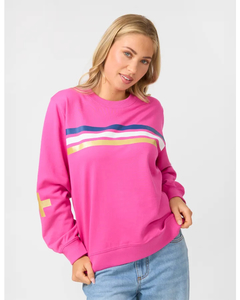 Products: Stella + Gemma Essential Sweatshirt Cerise - Sassy Sadie