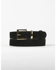 Stella + Gemma Belt - M/L - Black Suede - Sassy Sadie