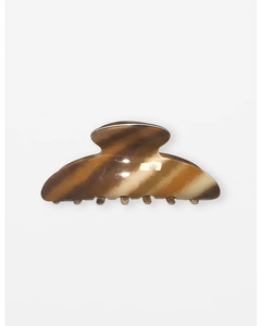 Stella + Gemma Hair Claw Stripes - Brown - Sassy Sadie