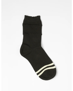 Stella + Gemma Sock Cherry Black - Sassy Sadie