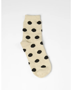 Products: Stella + Gemma Sock Dots Natural - Sassy Sadie