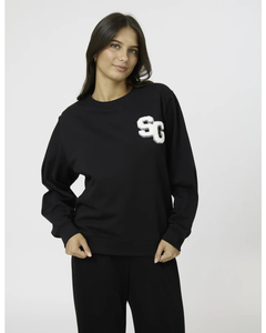 Stella + Gemma Essential Sweatshirt Kappa Black - Sassy Sadie