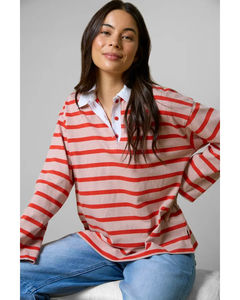 Stella + Gemma Polo Top - Pink Punch6 - Sassy Sadie