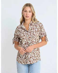 Stella + Gemma Leo Blouse - Summer Leopard - Sassy Sadie