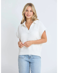 Stella + Gemma Evelyn Vest - White - Sassy Sadie
