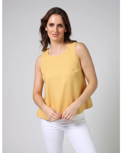 Products: Stella + Gemma Paris Tank - Banana Stripe - Sassy Sadie