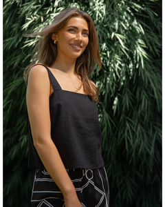 Products: Stella + Gemma Black Leonie Top - Sassy Sadie