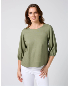 Products: Stella + Gemma Sage Ursula Blouse - Sassy Sadie