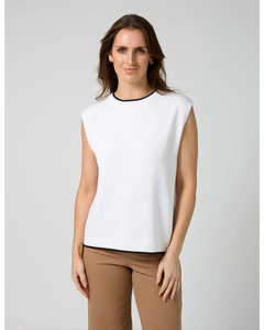 Products: Stella + Gemma Jenni Vest - White - Sassy Sadie