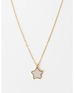 Products: Stella + Gemma Necklace Star Pendent - Gold Shell Star Pendant - Sassy Sadie