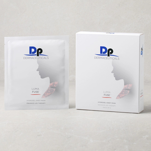 Products: Dp Dermaceuticals Lumafuse Hydrogel Neck Mask 5pk