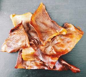 Dog Treats: Free Range Pig Ear Chews- 5pack