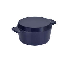 Cast Iron Cookware: Stanley Rogers Cast Iron French Oven Mid Blue