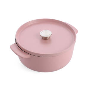 KitchenAid Covered Round Casserole 26cm/5.2L Dried Rose